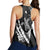 Hawaiian Map Hibiscus Turtle Fish Hook Polynesian Racerback Tank - AH - Polynesian Pride