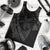 Hawaiian Map Hibiscus Turtle Fish Hook Polynesian Tank Top Grey - AH - Polynesian Pride
