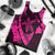 Hawaiian Map Hibiscus Turtle Fish Hook Polynesian Tank Top Pink - AH - Polynesian Pride
