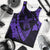 Hawaiian Map Hibiscus Turtle Fish Hook Polynesian Tank Top Purple - AH - Polynesian Pride
