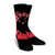 Hawaiian Map Hibiscus Turtle Polynesian Moon Crew Socks Red - AH - Polynesian Pride