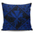 Hawaiian Map Kanaka Hibiscus Blue Polynesian Pillow Covers - AH Pillow Covers Black - Polynesian Pride