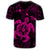 Hawaiian Map Kanaka Hibiscus Turtle Pink Polynesian T Shirt - Polynesian Pride