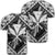 Hawaiian Map Kanaka Hibiscus White Polynesian T Shirt Unisex Black - Polynesian Pride