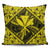 Hawaiian Map Kanaka Hibiscus Yellow Polynesian Pillow Covers - AH Pillow Covers Black - Polynesian Pride