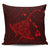 Hawaiian Map Kanaka Manta Ray Polynesian Pillow Covers Red - AH Pillow Covers Black - Polynesian Pride