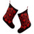 Hawaiian Map Kanaka Turtles Circle Style Red Polynesian Christmas Stocking - AH - Polynesian Pride