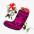 Hawaiian Map Madame Pele Kanaka Plumeria Polynesian Christmas Stocking Pink AH - Polynesian Pride