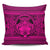 Hawaiian Map Madame Pele Kanaka Plumeria Polynesian Pillow Covers Pink AH Pillow Covers Black - Polynesian Pride