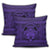 Hawaiian Map Madame Pele Kanaka Plumeria Polynesian Pillow Covers Purple AH - Polynesian Pride