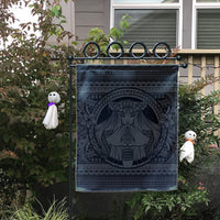 Hawaiian Map Madame Pele Mauna Kea Plumeria Polynesian Flag Gray AH - Polynesian Pride