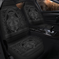 Hawaiian Map Madame Pele Mauna Kea Plumeria Polynesian Car Seat Covers Gray AH - Polynesian Pride