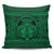 Hawaiian Map Madame Pele Mauna Kea Plumeria Polynesian Pillow Covers Green AH Pillow Covers Black - Polynesian Pride