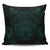 Hawaiian Map Madame Pele Polynesian Pillow Covers Dark Green AH Pillow Covers Black - Polynesian Pride