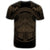Hawaiian Map Madame Pele Polynesian T Shirt Gold - Polynesian Pride