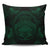 Hawaiian Map Madame Pele Polynesian Pillow Covers Green AH Pillow Covers Black - Polynesian Pride