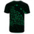 Hawaiian Map Manta Ray Green Polynesian T Shirt - Polynesian Pride