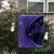 Hawaiian Map Manta Ray Polynesian Flag - Purple - Circle Style - AH - Polynesian Pride