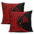 Hawaiian Map Manta Ray Polynesian Pillow Covers - Red - AH - Polynesian Pride