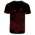 Hawaiian Map Turtle Hibiscus Polynesian T Shirt Red - Polynesian Pride