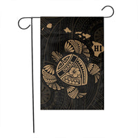 Hawaiian Map Turtle Ohana Hibicus Polynesian Flag - Gold - AH - Polynesian Pride