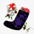 Hawaiian Map Turtle Ohana Hibicus Polynesian Christmas Stocking - Purple - AH - Polynesian Pride