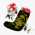 Hawaiian Map Turtle Ohana Hibicus Polynesian Christmas Stocking - Yellow - AH - Polynesian Pride