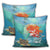 Hawaiian Mermaid Turtle Dolphin Polynesian Pillow Covers - AH - Polynesian Pride