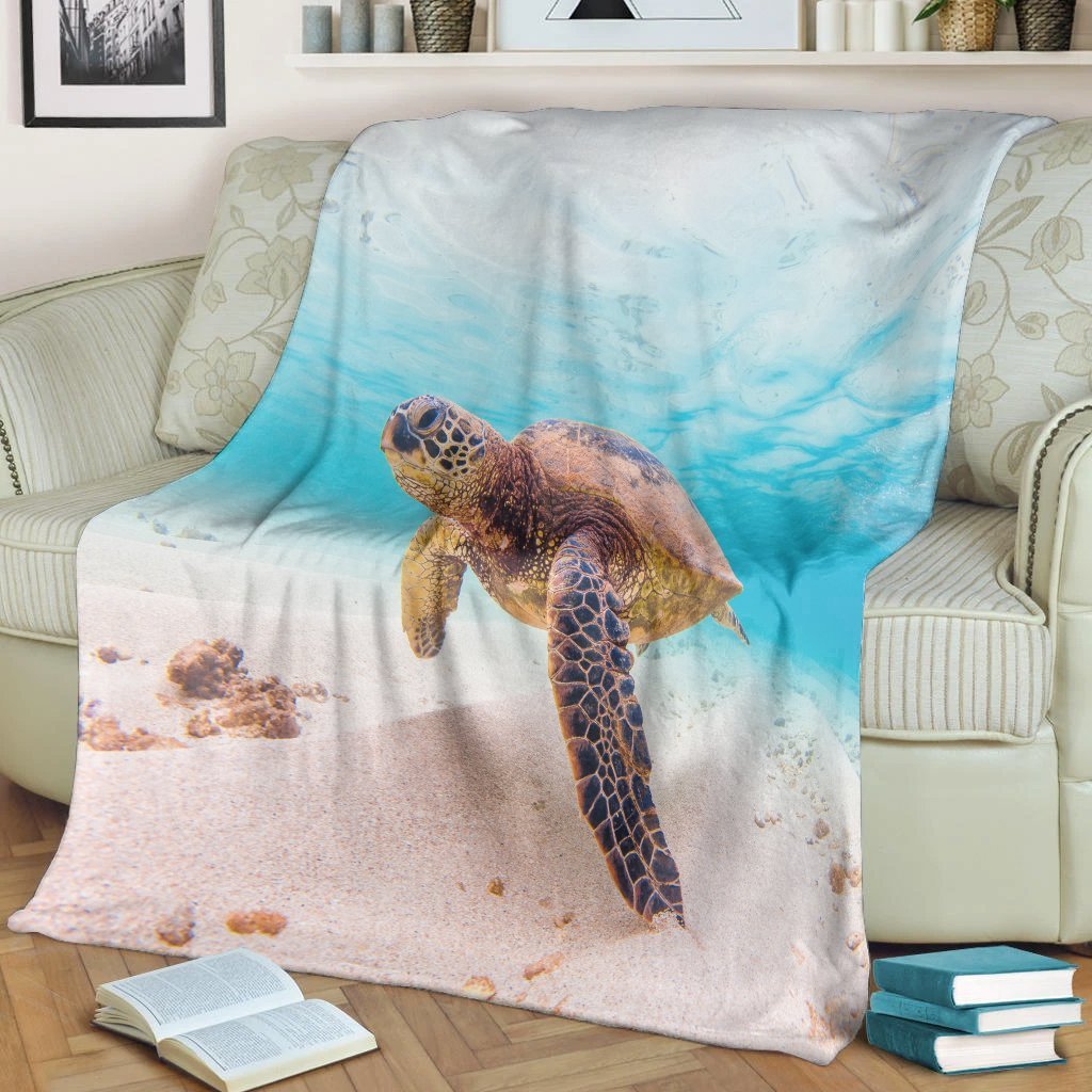 Hawaiian Ocean Picture Premium Blankets - AH - Polynesian Pride