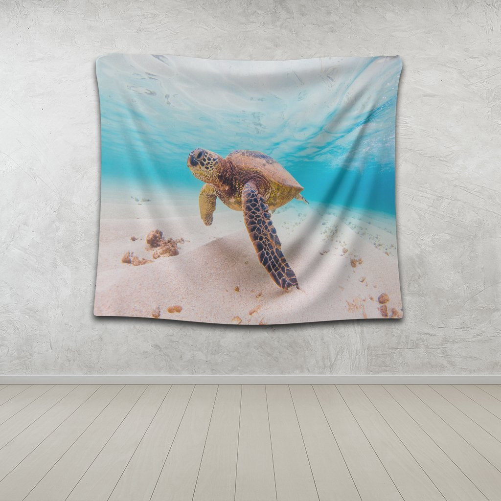 Hawaiian Ocean Picture Tapestry - AH - Polynesian Pride
