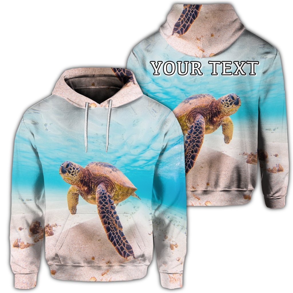 Custom Hawaiian Ocean Picture Hoodie Unisex Art - Polynesian Pride