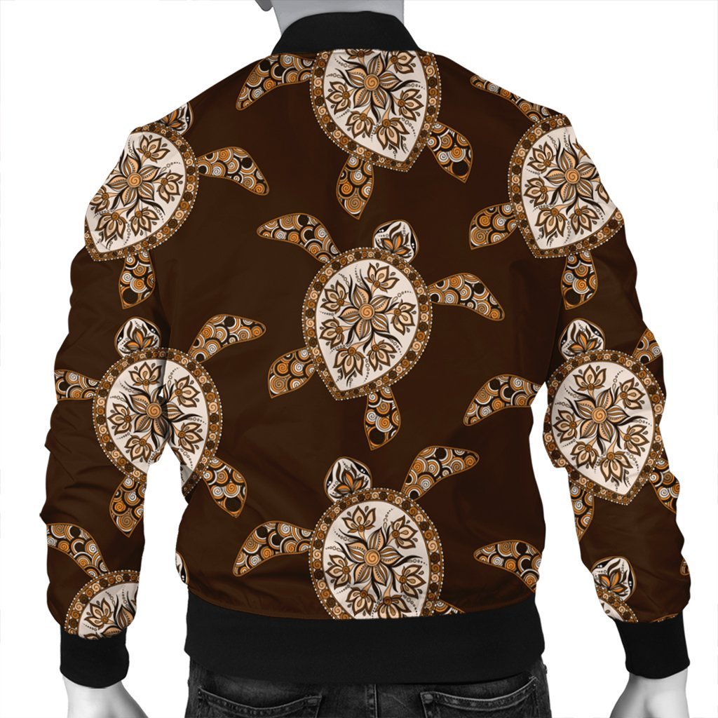 Hawaiian Old School Turtle Bomber Jacket - AH - Polynesian Pride
