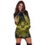 Hawaiian Owl Hibiscus Plumeria Polynesian Hoodie Dress - Yellow - AH - Polynesian Pride