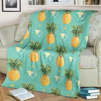 Hawaiian Pineapple Polynesian Premium Blankets - AH - Polynesian Pride