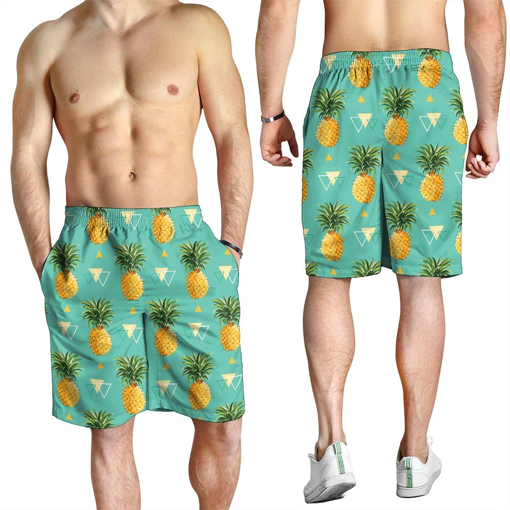 Hawaiian Pineapple Polynesian Men's Shorts - AH - Polynesian Pride