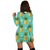 Hawaiian Pineapple Polynesian Hoodie Dress - AH - Polynesian Pride