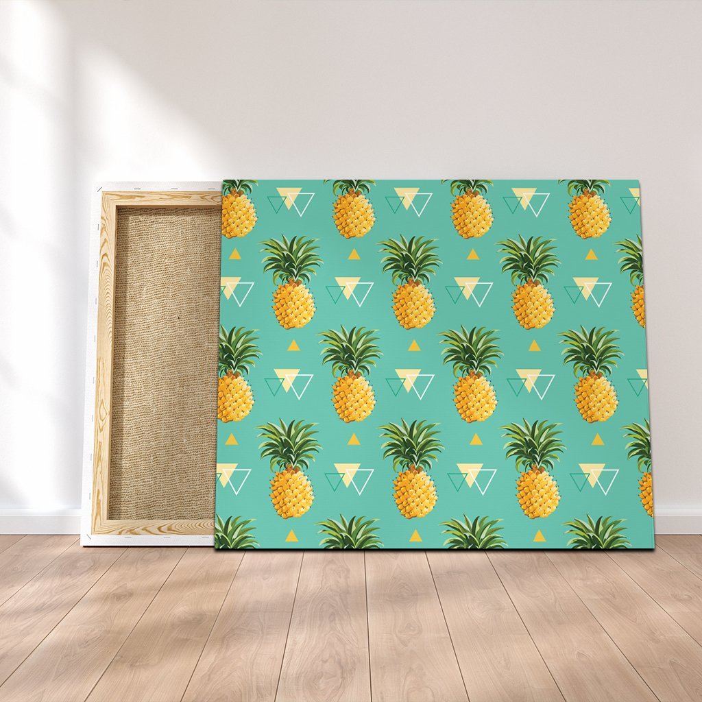 Hawaiian Pineapple Polynesian Canvas - AH Canvas Poly-cotton - Polynesian Pride