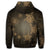 Hawaiian Plumeria Hibiscus Turtle Under Sea Polynesian Hoodie Gold - Polynesian Pride