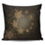 Hawaiian Plumeria Hibiscus Turtle Under Sea Polynesian Pillow Covers Gold AH Pillow Covers Black - Polynesian Pride