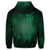 Hawaiian Plumeria Hibiscus Turtle Under Sea Polynesian Hoodie Green - Polynesian Pride