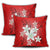 Hawaiian Plumeria Polynesian Pillow Covers - Red - AH - Polynesian Pride