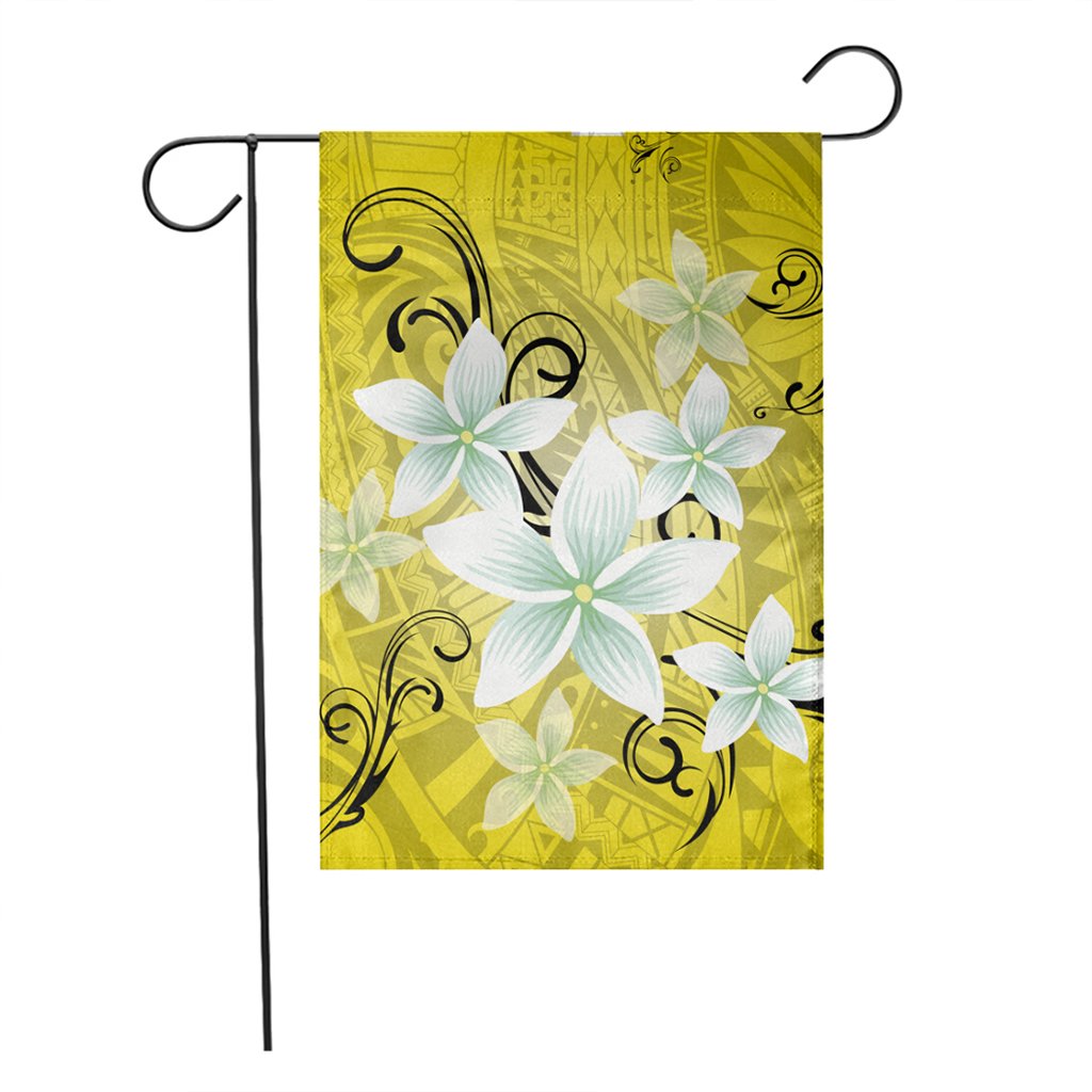 Hawaiian Plumeria Polynesian Flag - Yellow - AH - Polynesian Pride