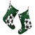 Hawaiian Plumeria Tribal Polynesian Christmas Stocking Green AH - Polynesian Pride