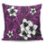 Hawaiian Plumeria Tribal Polynesian Pillow Covers Pink AH Pillow Covers Black - Polynesian Pride