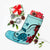 Hawaiian Sea Turtle Hibiscus Brilliant Polynesian Christmas Stocking - AH - Polynesian Pride