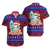 Guam Christmas - Felis Pasgua Santas Guam Surf Board Hawaiian Shirt - LT2 Unisex RED - Polynesian Pride
