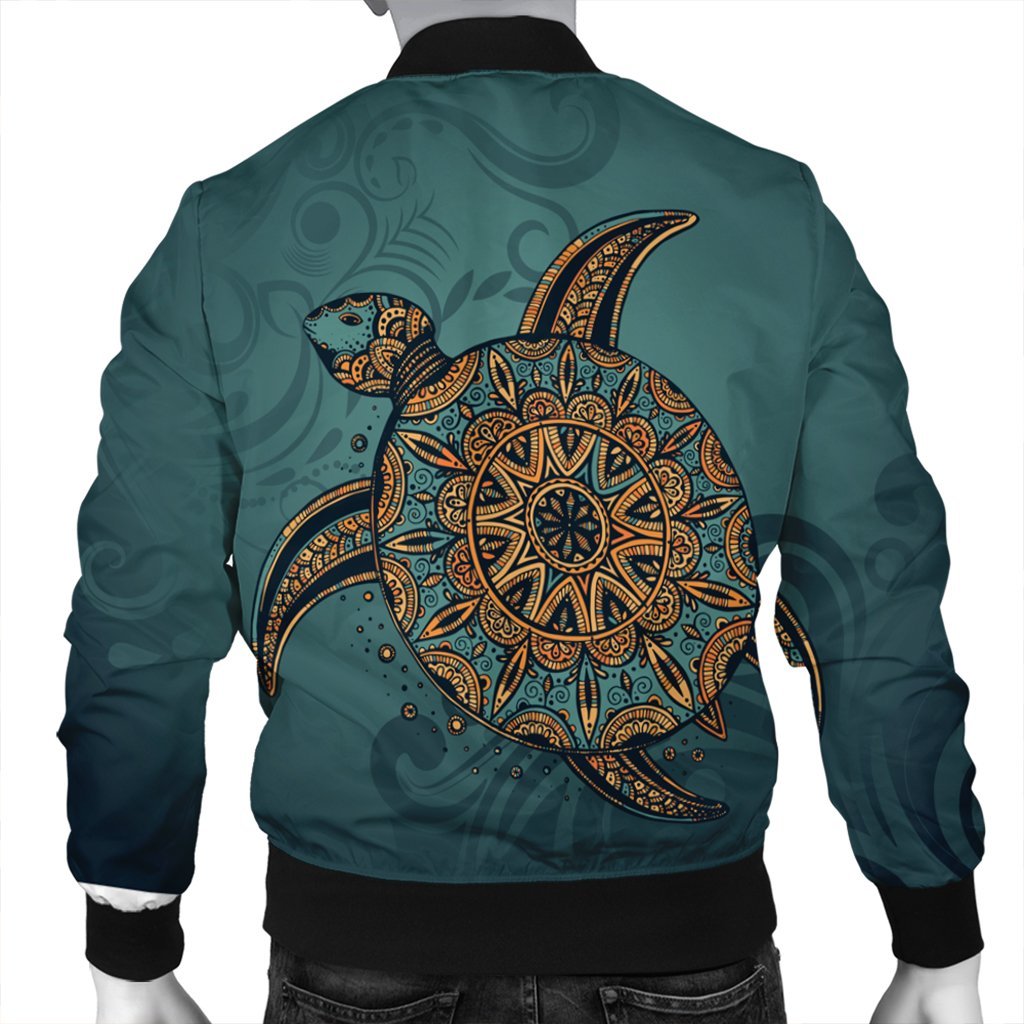 Hawaiian Skillful Turtle Polynesian Bomber Jacket - AH - Polynesian Pride
