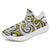 Hawaiian Sneakers YZ Polynesian Maori Ethnic Ornament Yellow AH White - Polynesian Pride