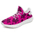 Hawaiian Sneakers YZ Polynesian Turtle Palm And Sea Pebbles Pink AH White - Polynesian Pride