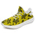 Hawaiian Sneakers YZ Polynesian Turtle Palm And Sea Pebbles Yellow AH White - Polynesian Pride